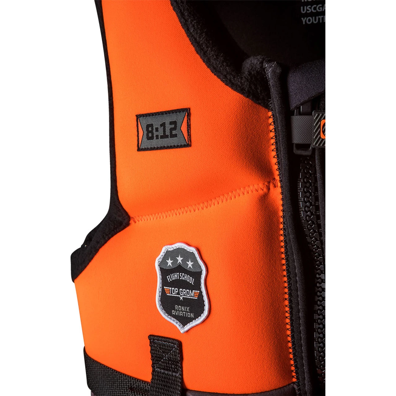 Ronix Top Grom Youth Life Jacket - Orange - Image 3