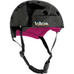 Follow Pro Graphic Helmet - Order Black