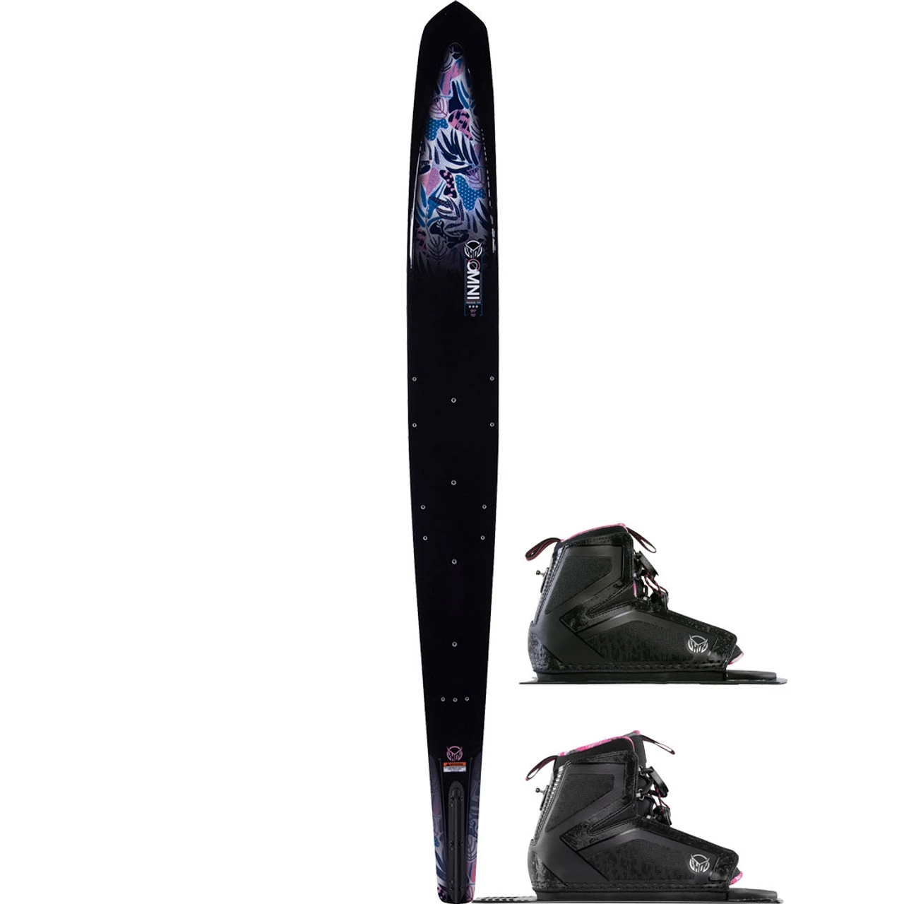 HO Women's Omni Water Ski W/ Double Women's Stance 110 Bindings - 2023