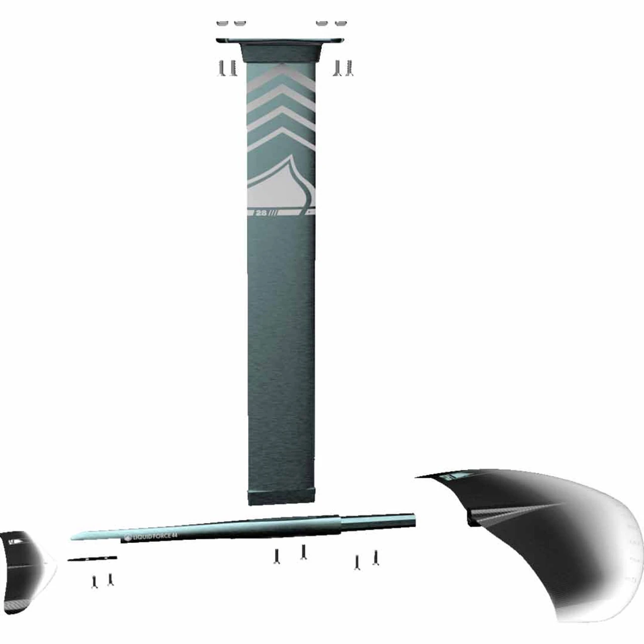 Liquid Force Horizon Surf 155 Foil Set - 2023 - Image 2