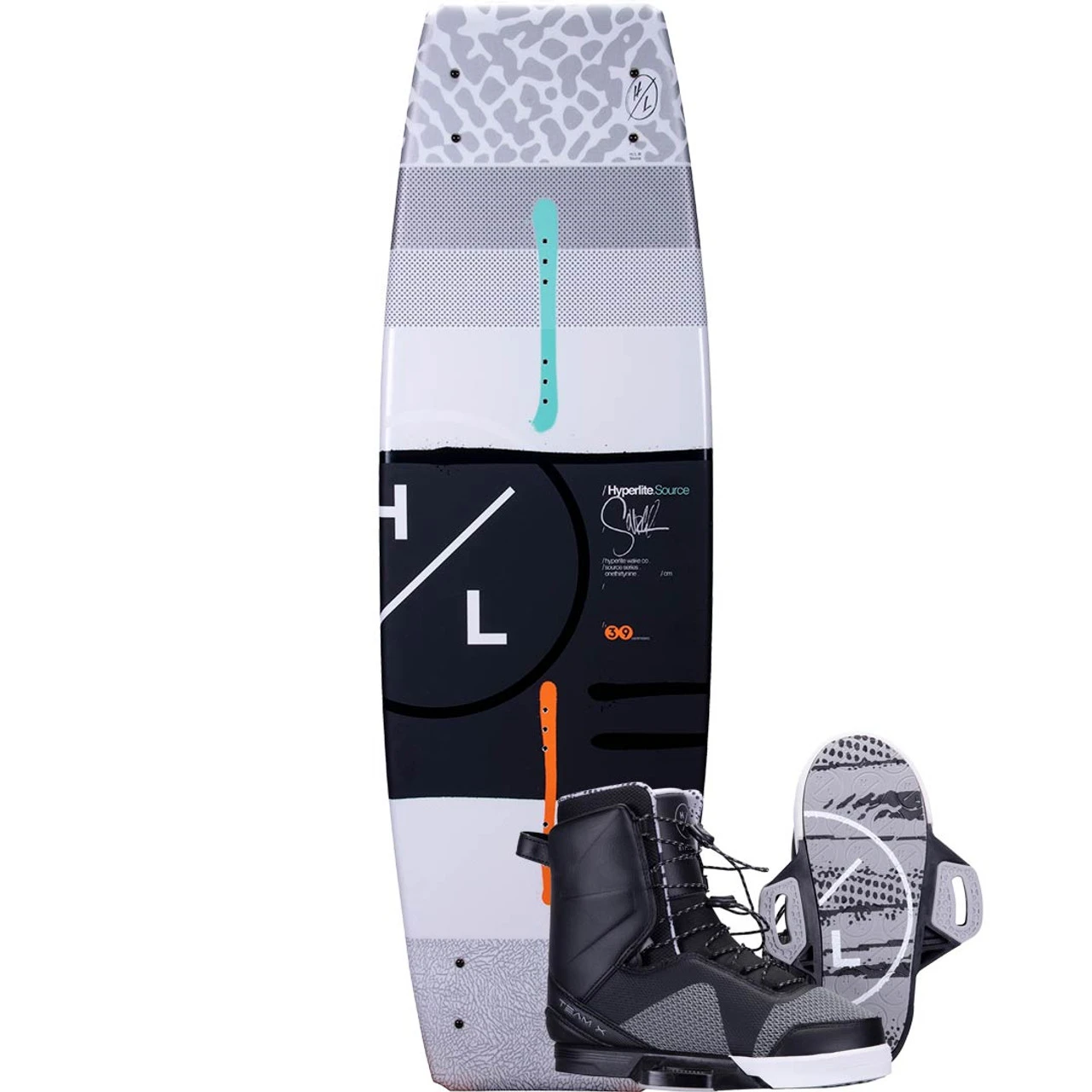 Hyperlite Source Wakeboard Package W/ Team X Bindings - 2023