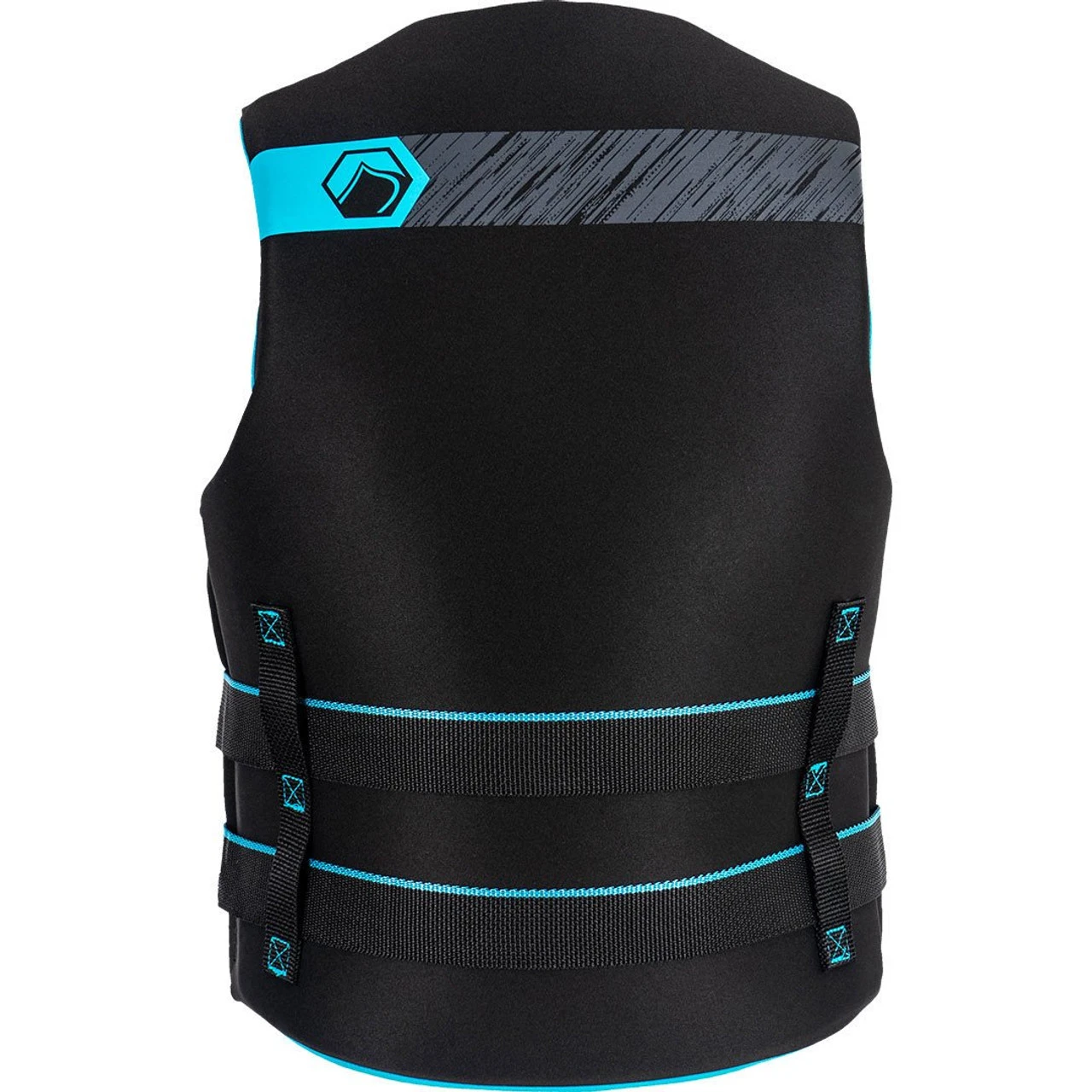 Liquid Force Hinge Women's CGA Vest - Black/Aqua - Image 2