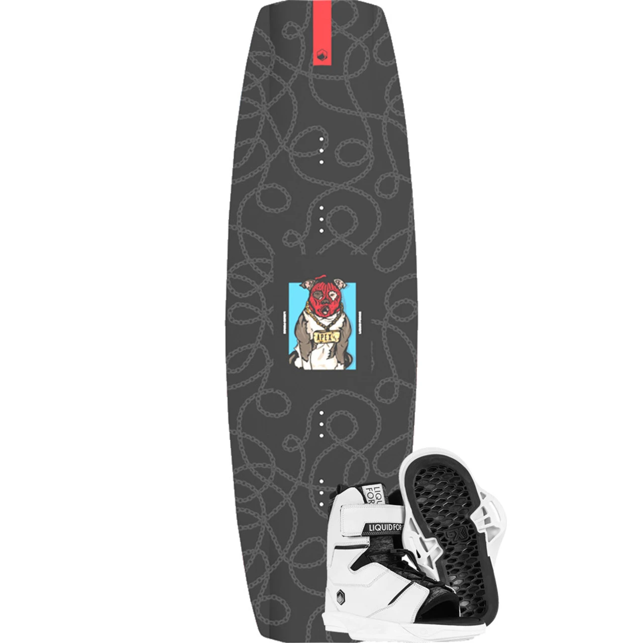 Liquid Force Apex Wakeboard Package W/ Scan 6X OT Boots - 2023