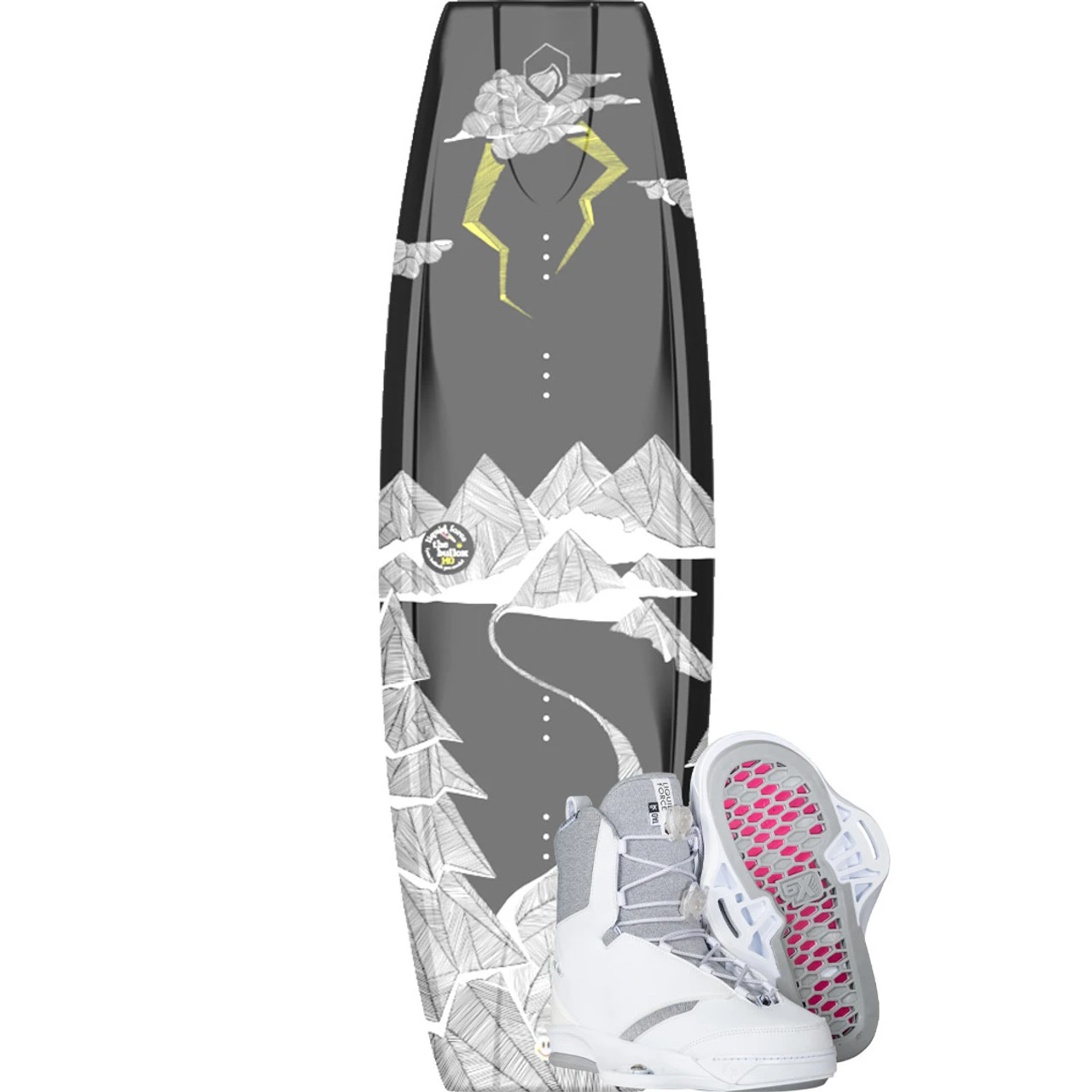 Liquid Force Bullox Wakeboard Package W/ Tao 6X Boots - 2023