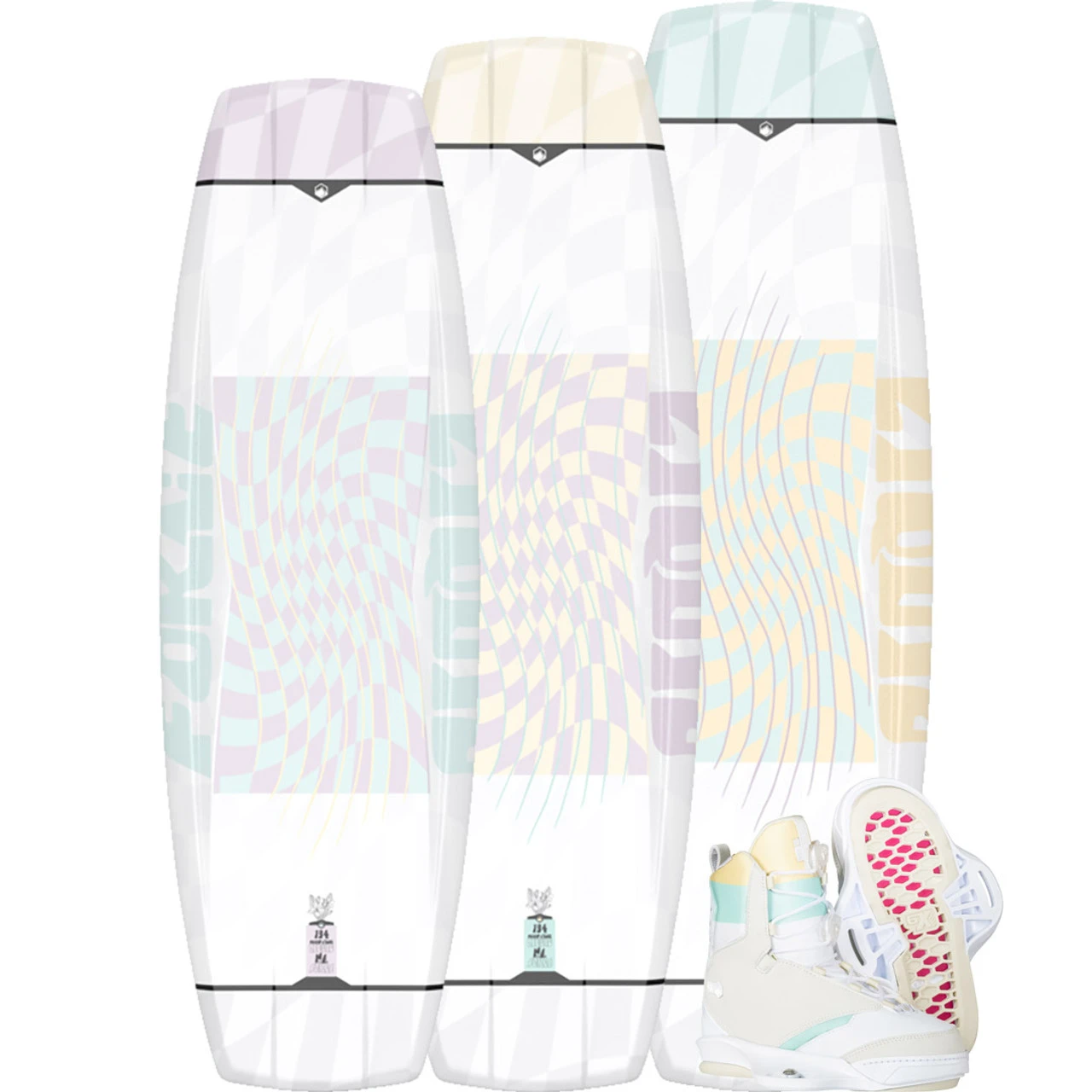 Liquid Force M.E. Women's Wakeboard Package W/Vida 6X Boots - 2023