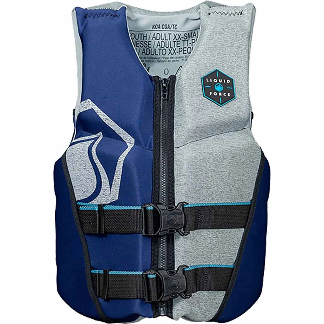 Liquid Force KOA Junior CGA Life Jacket - Navy/Heather - Image 3