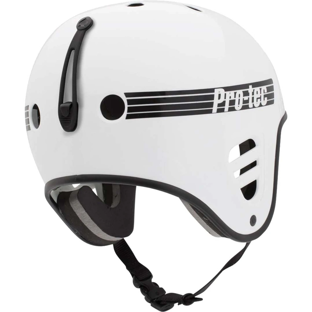 Pro-Tec Full Cut Helmet - Gloss White W/ Accessory Clip - Image 4