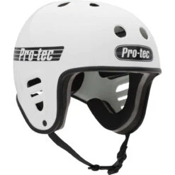 Pro-Tec Full Cut Helmet - Gloss White W/ Accessory Clip