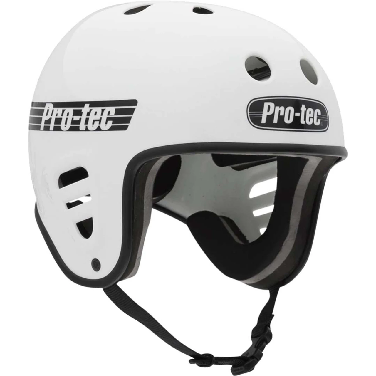 Pro-Tec Full Cut Helmet - Gloss White W/ Accessory Clip