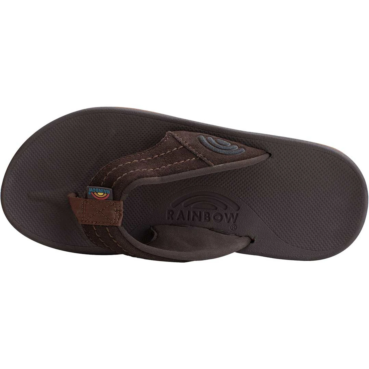 Rainbow East Cape Sandal With Suede Strap - Dark Brown - Image 3